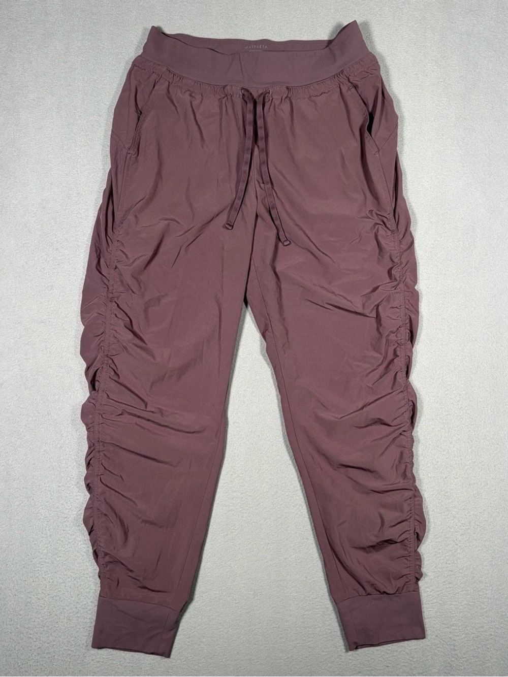 Athleta Attitude Pants Womens 2 Purple Athleisure Loungewear Travel 384001